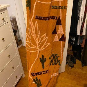 Madewell Burnt Orange Deser-Style Scarf